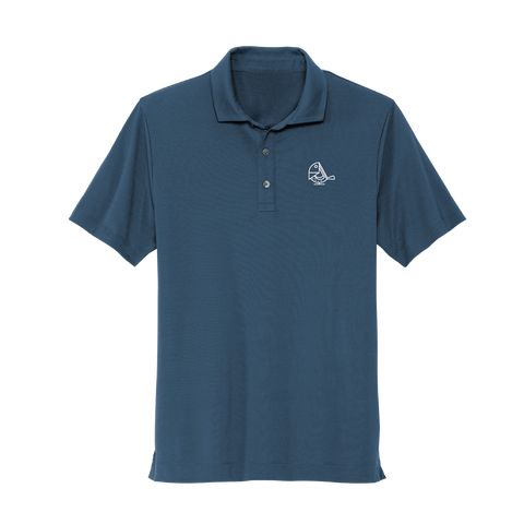 Men's Polo - Deep Rough Blue